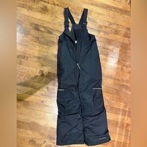 Columbia Kids Black Bib Snow Pants